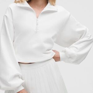 Women's Terry Tennis Half-Zip ✨worn once 🤍 LuluLemon